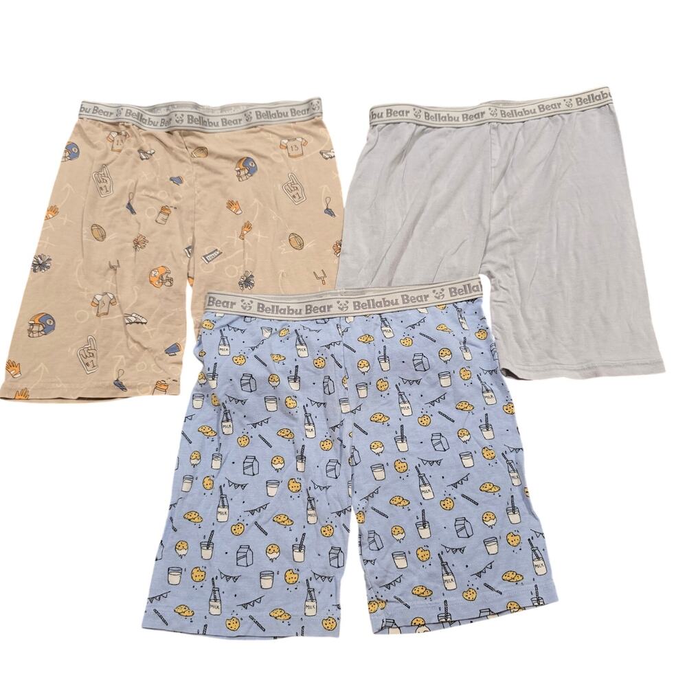 3 Pairs Boy's Bellabu Bear Pajama Sleep Shorts | Size 7